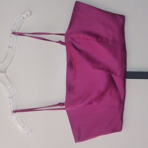 House Of Harlow 1960 Magenta Pink Crop Top Satin. Size L